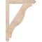 Ekena Millwork Funston Arts & Crafts Smooth Bracket, Douglas Fir, 3 1/2"W x 32"D x 44"H BKT04X32X44FST03SDF - alternate 2